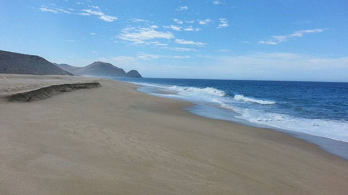 La cachorra beach in Todos Santos