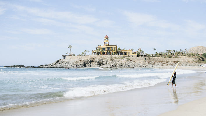 Playa Los Cerritos en Todos Santos