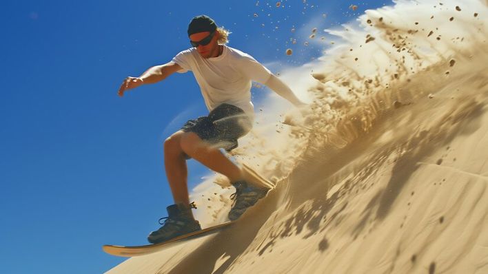 Sandboarding in Todos Santos